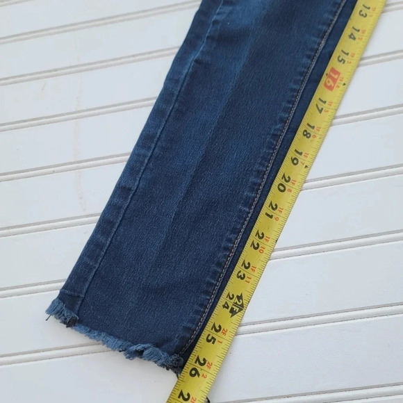 VIP Jeans High Waist Stretchy Women's Dark Blue Mid Rise Size 00 /21 - Picture 3 of 8
